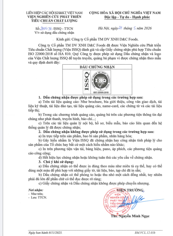 Hướng Dẫn Sử Dụng Dấu Chứng Nhận